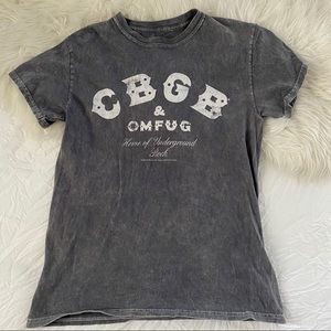 Acid wash graphic T-shirt